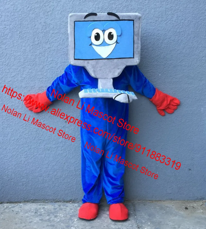 Heißer Verkauf hochwertige Eva Material Computer Maskottchen Kostüm Cartoon Set Halloween Geburtstag Cosplay Erwachsenen Größe