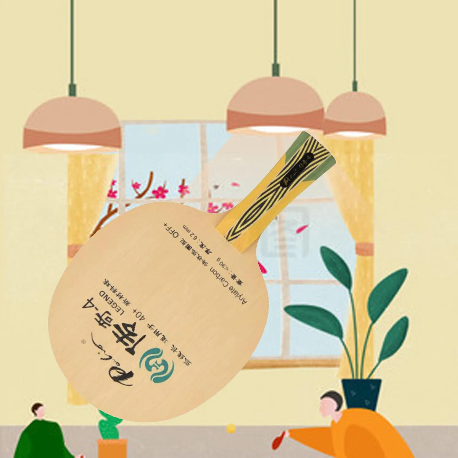 

Palio legend-4 legend 04 table tennis balde fast attack with loop long loop cold hold deep ball paulownia big core