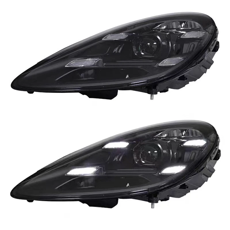 

Suitable for Porsche 718 Spyder Boxster Headlight Cayman GTS 982 Headlight 2016-2023 Upgrade To PDLS Style Matrix LED Headlight