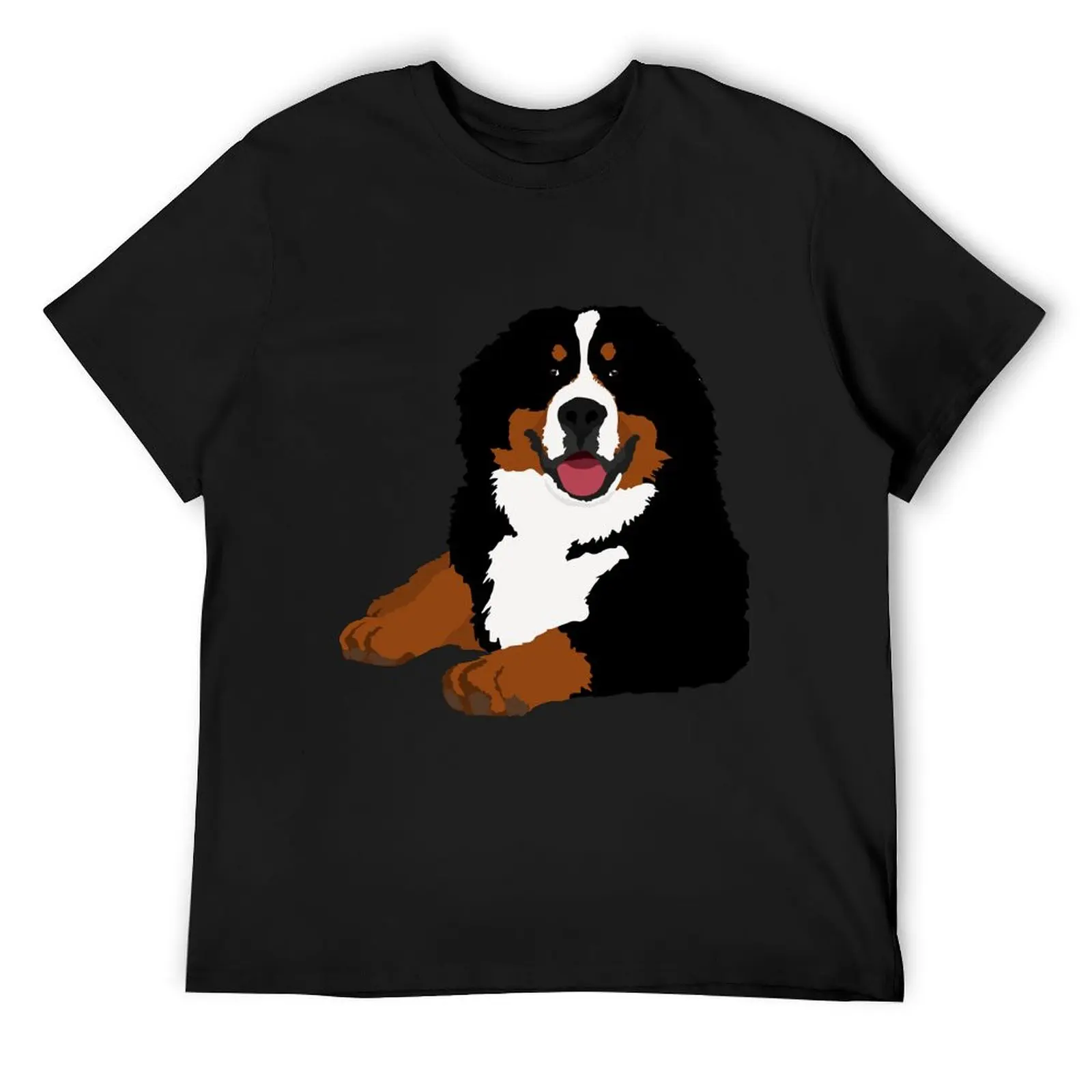 

Bernese Mountain Dog T-Shirt blue archive shirts graphic kawaii clothes mens cotton t shirts