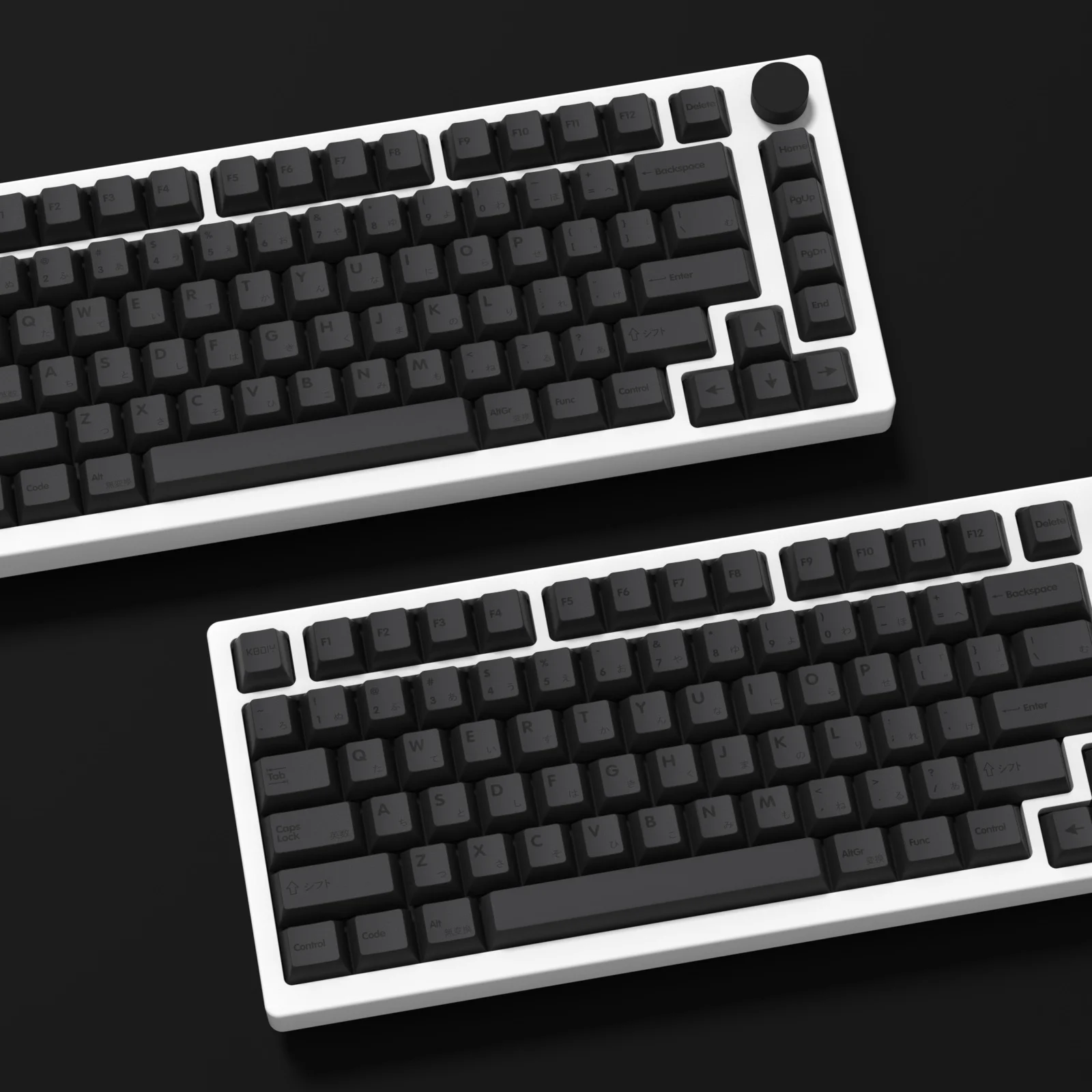 Imagem -05 - Kbdiy-conjunto Keycap Japonês 139 Teclas Pbt Perfil Cereja Gmk Minimal Keycaps Cinza Teclado Mecânico Personalizado Jogos para Gmk67 K500