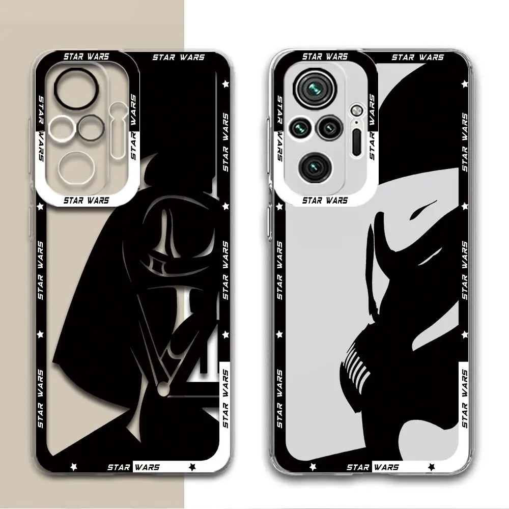 S-Star W-wars cool face Phone Case for Xiaomi Mi 11T Pro 11 Lite Poco X3 NFC X4 X5 M3 Pro TPU Clear Silicone Cover