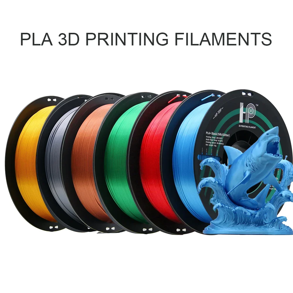 

P3DF 6 Rolls (6kgs) SILK 3D Printer Filament, 1.75mm +/- 0.02mm, Smooth Silky Shiny Surface 3D Filament, Fit For FDM Printers