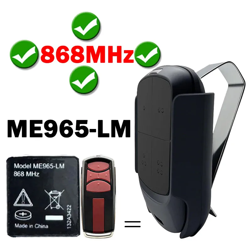 868MHz LiftMaster ME965-LM التحكم في باب المرآب مرآب التحكم عن بعد فتاحة باب المرآب 868MHz