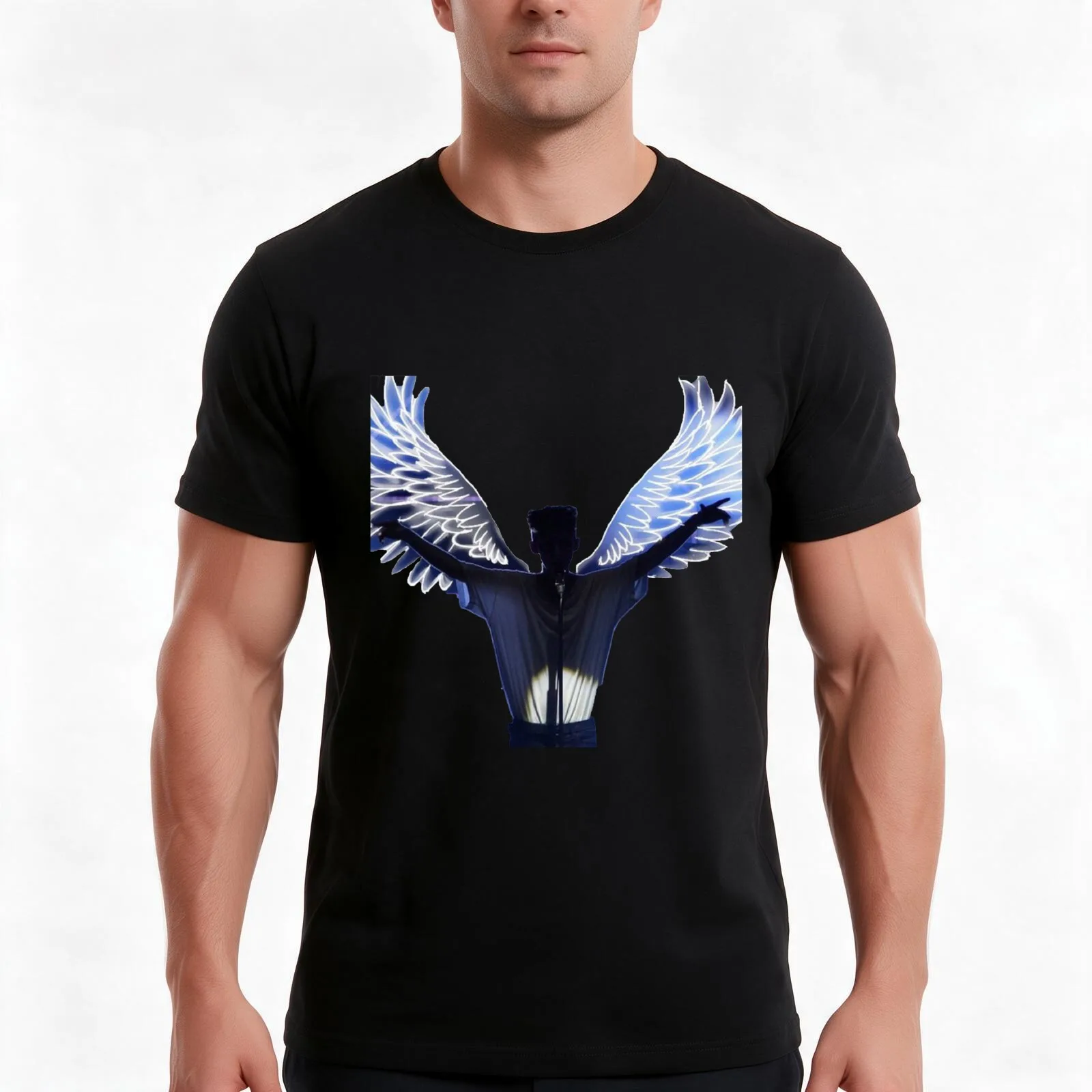 Troye Sivan Angel T-Shirt Summer Casual Cotton Tee Oversized Streetwear Tops Vintage Graphic Print Loose Fit Short Sleeve