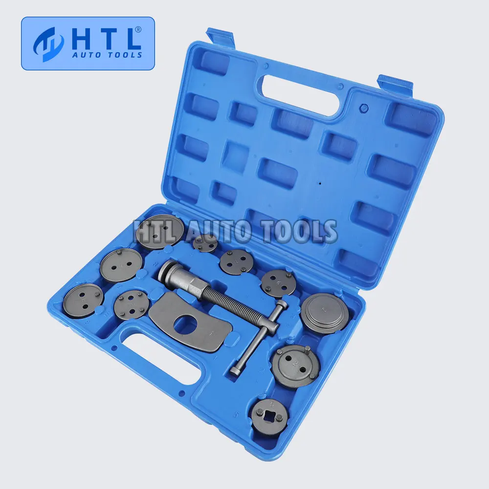 12pcs Universal Car Disc Brake Caliper Wind Back Brake Piston Compressor Tool Kit For Most Automobiles Garage Repair Tools