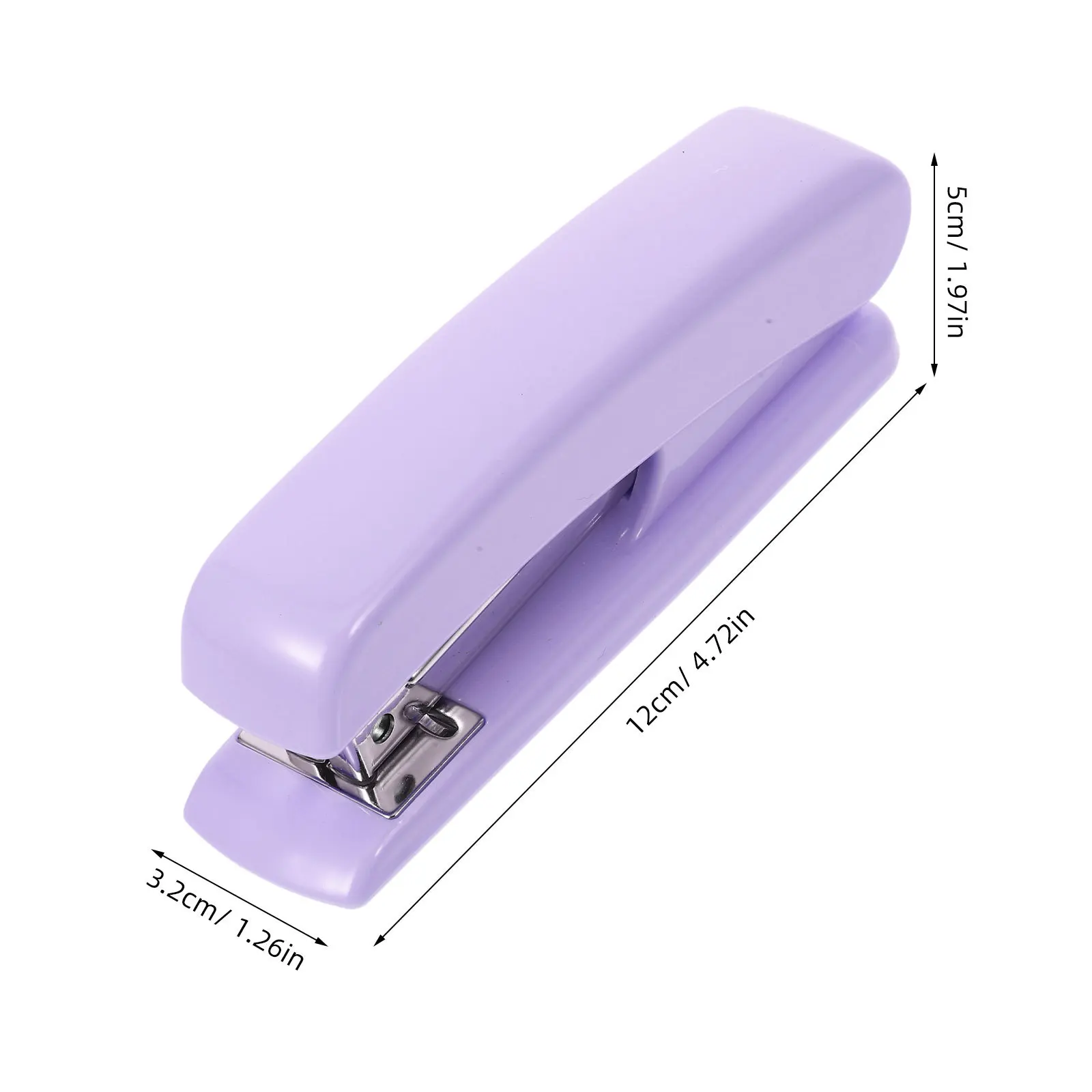 Green Mini Heavy Duty Desktop For Office School Home Compact Hand Stapler Travel Size Papers Stapling Machine Student
