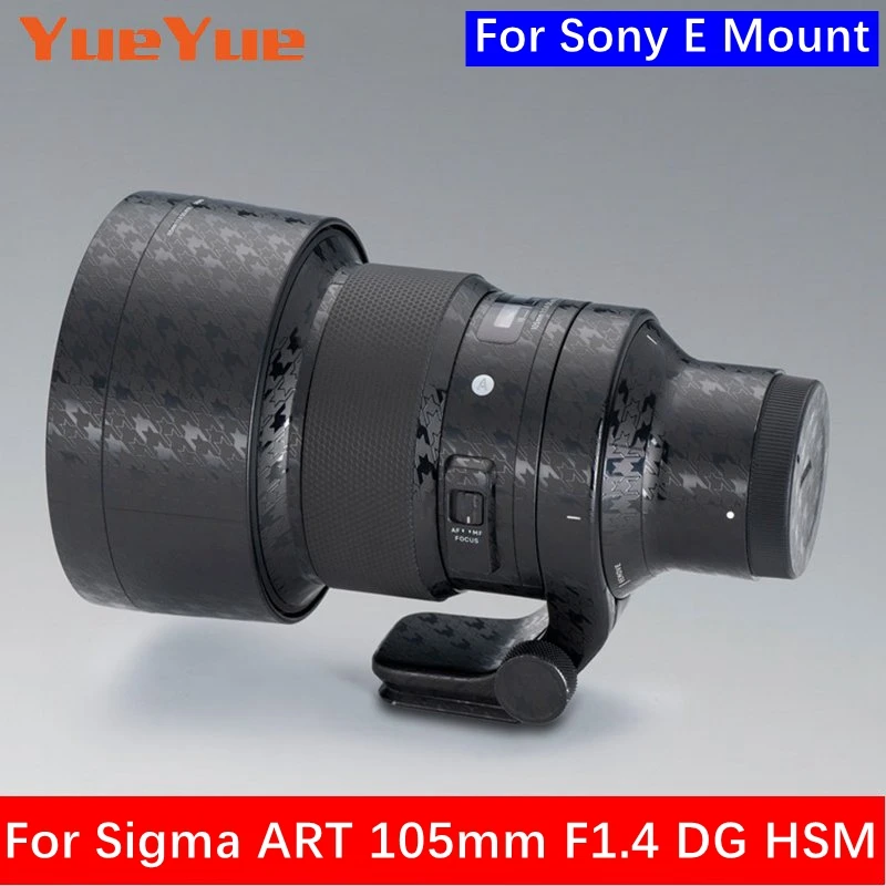 Customized Sticker For Sigma ART 105mm F1.4 DG HSM Decal Skin Camera Lens Vinyl Wrap Film Coat 105 1.4 F/1.4 (For Sony E Mount)