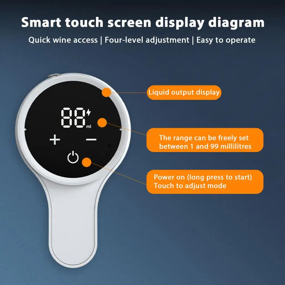 

Электрический аэратор для вина Автоматическое устройство для розлива вина Электрический диспенсер для вина с технологией сенсорного экрана для ликера для улучшения