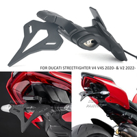 For Ducati Streetfighter V2 2022- & V4 S V4S 2020- Motorcycle Rear Short Tail Stock License Plate Holder Tailstock Frame Bracket