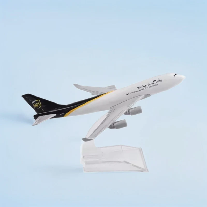 

Metal 16cm Airplane Aircrafts B747 for UPS Airlines Static Die-Casting Alloy Model Plane Kits To Build Airplanes Toys