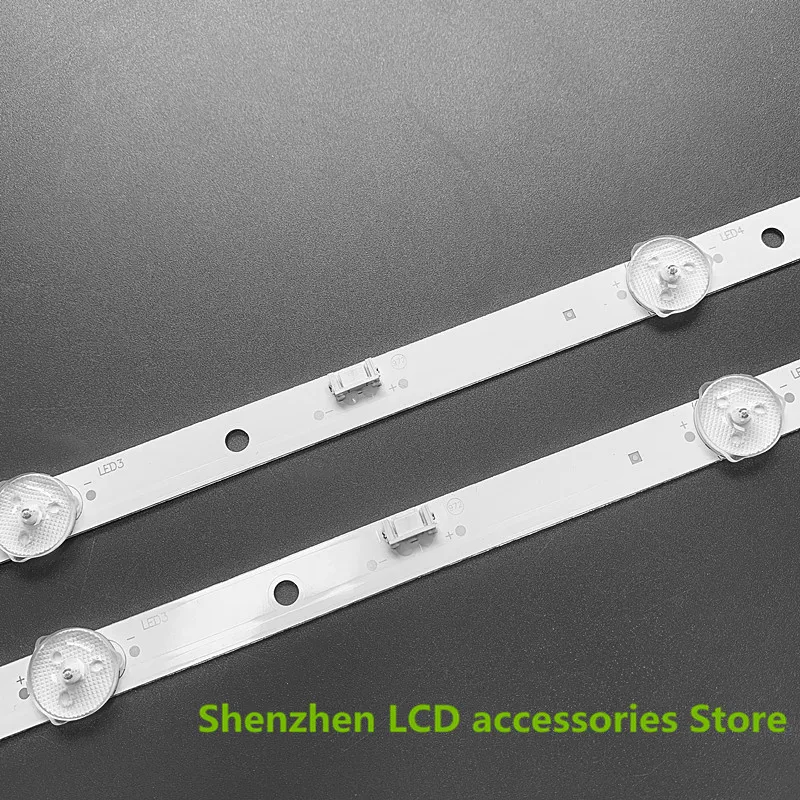 FOR 32E2A  32X6   43MK-W32000-Y5P00 5850-W32000-5P00   32inch use  aluminium 100%new  LCD TV backlight bar  5LED　3V 56.5CM  