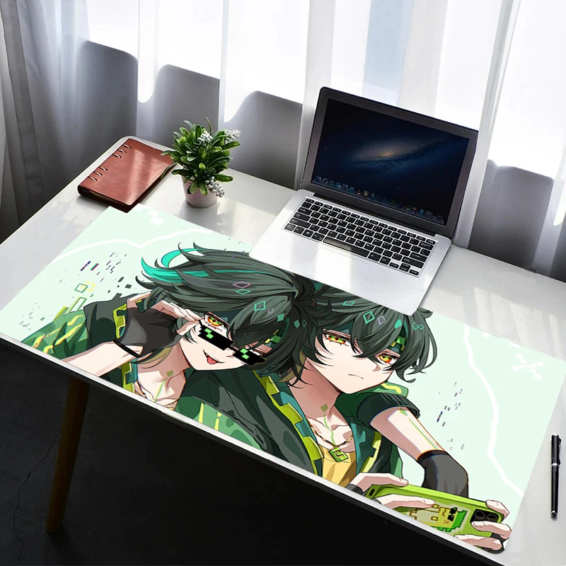 

Mouse Pad Laptop Non Slip Extended Desktop Mouse Mat G-genshin Impact Kinich PC Rubber Keyboard Pad Gaming Accessories Mousepad