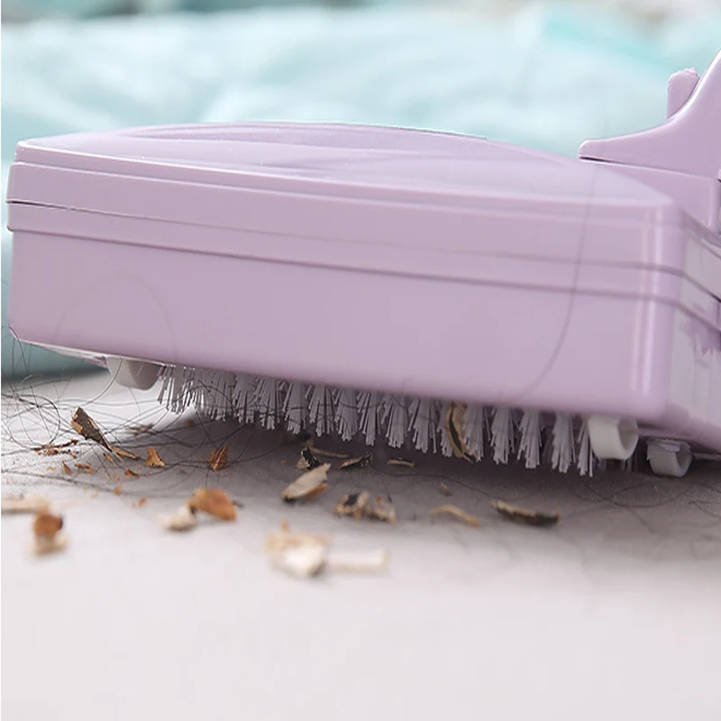 Carpet Floor Sweeper Cleaner Hand Push Automatic Broom for Home Office Carpet Rugs Dust Scraps Paper Cleaning with Brush