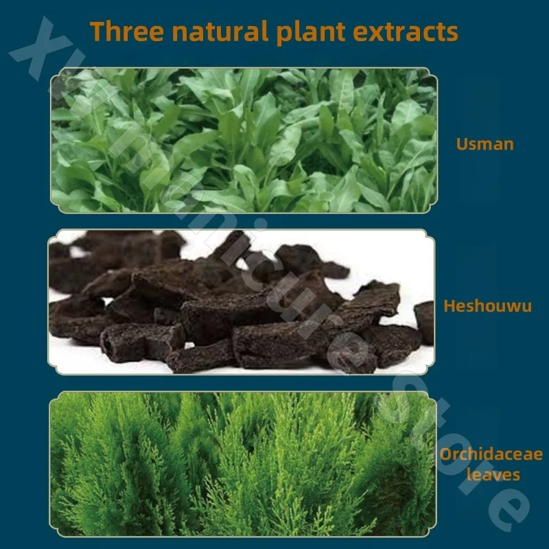 新疆ウスマン草シャンプー、蘭の葉、ウスマハーブ配合、優しく洗浄力のある、フレッシュで栄養を与え、柔らかな手作り石鹸 100g