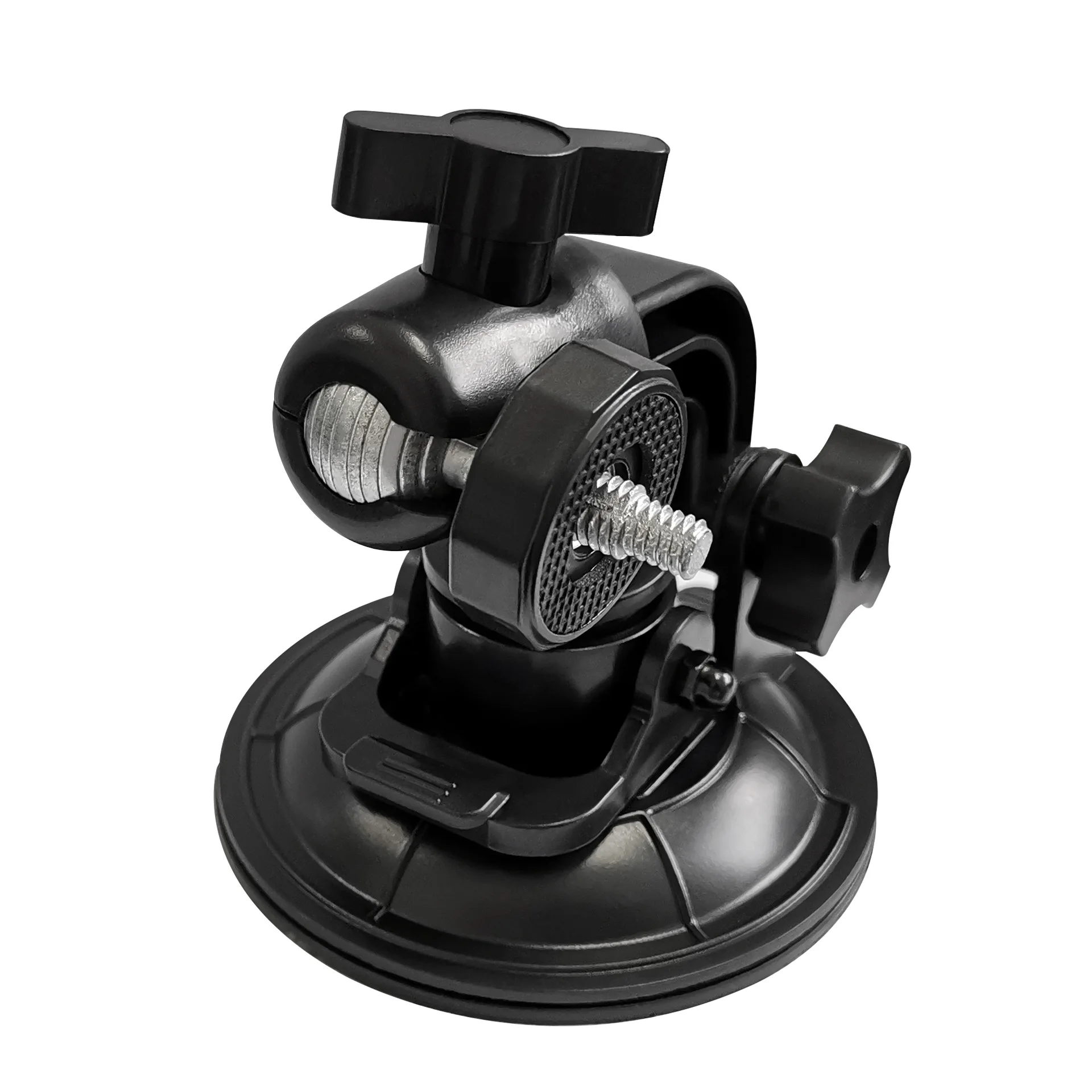 Waterproof Action Camera To Dashcam Accessory 9cm Diameter Large Car Phone Holder Suction Cup 1/4 Standard Screws