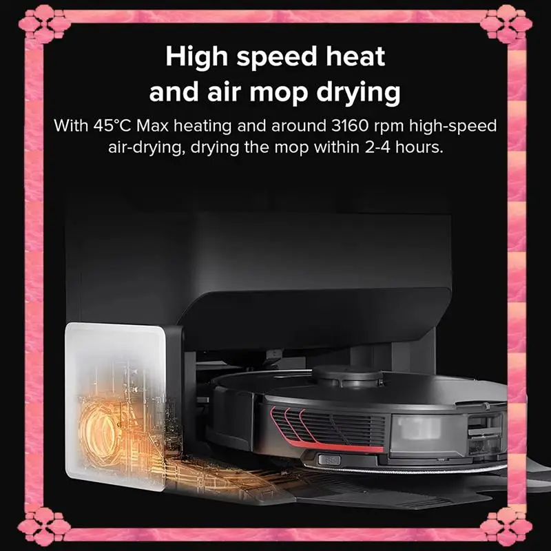 24-Hour Delivery For Roborock S7 Maxv Ultra Smart Dryer Module Spare Parts Mop Drying Accessories US Plug
