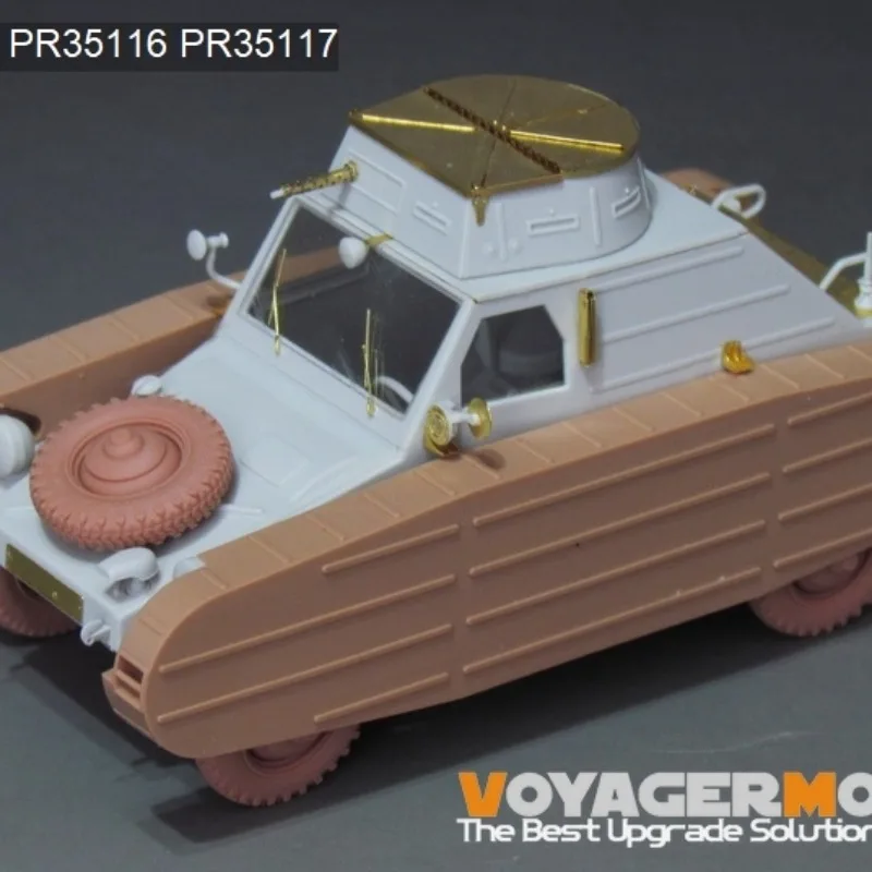 

Модель Voyager PE351350A, немецкий Pkw.K1 времен Второй мировой войны, тип 823 с комплектом обновления поддельных гусениц (для MENG VS-017) (без колес) (без танка)