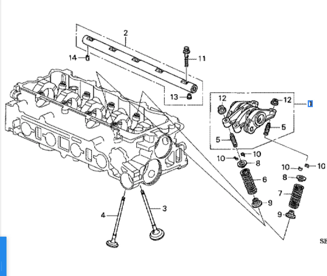 ホンダ用バルブロッカーアーム、油圧懸垂下降、クリアランスアジャスター、14361-pwc-010、gd3、gd8、l15a1