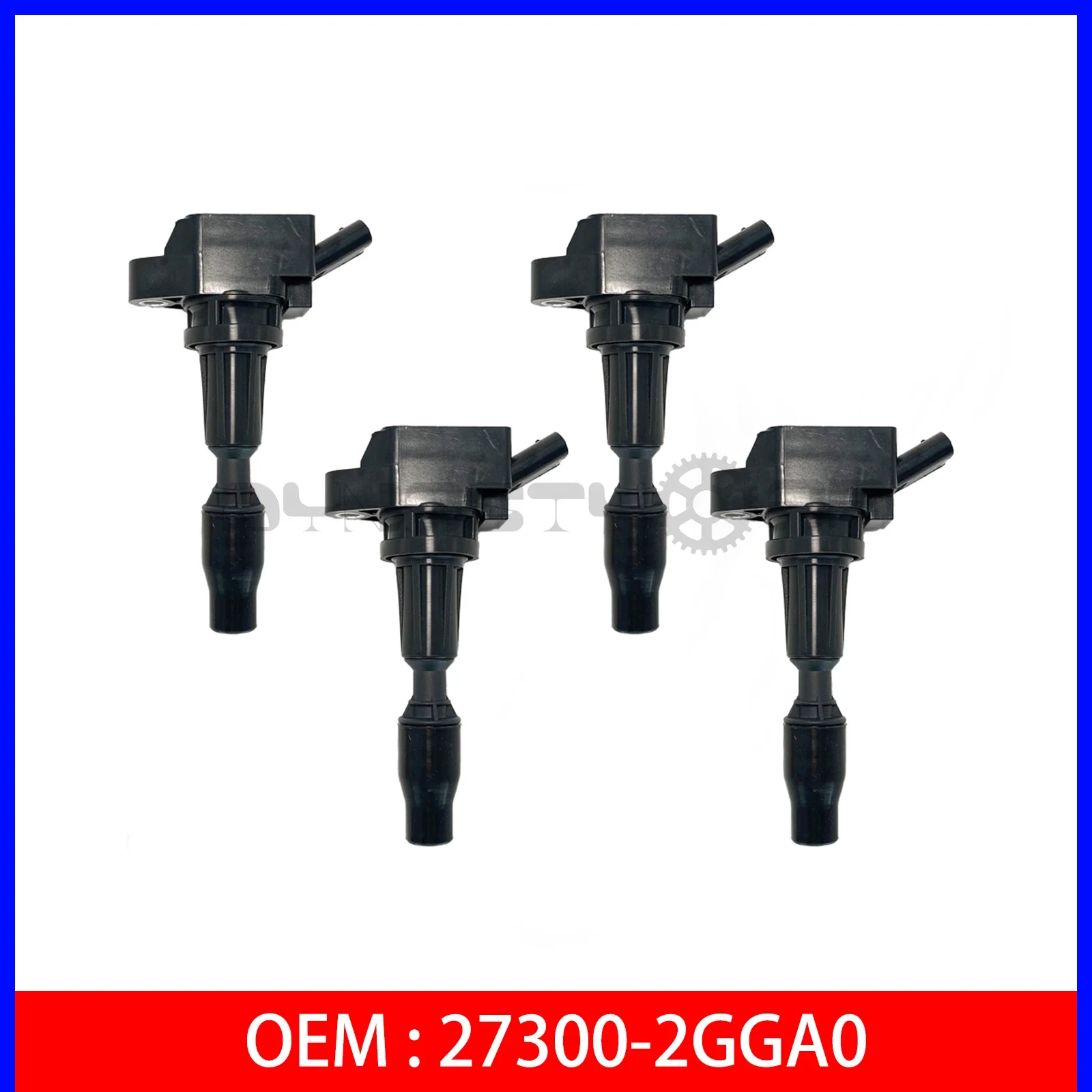 4Pcs Ignition Coil 273002GGA0 For Hyundai Sonata Tucson Santa Fe Kia Optima Sportage 2015 2016 2017 2018 2019 2020 27300-2GGA0