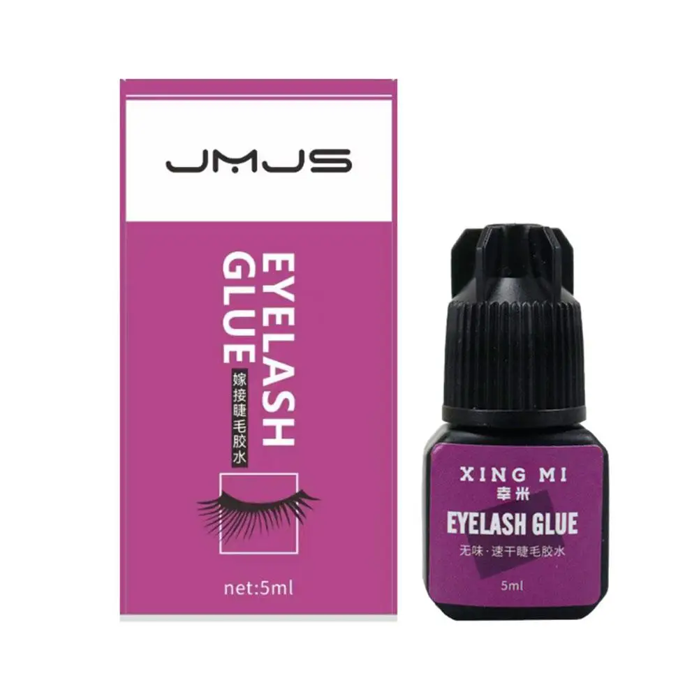 Colla per Extension ciglia da 5ml colla per ciglia con innesto duraturo impermeabile senza colla irritante strumenti per asciugare l'adesivo nero Quick Mak U2M5