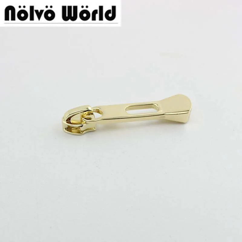 

50sets/lot 5# 55*11mm Metal teeth Nylon teeth zipper head plus zipper puller slider metal for bags,garments fabric NO.5