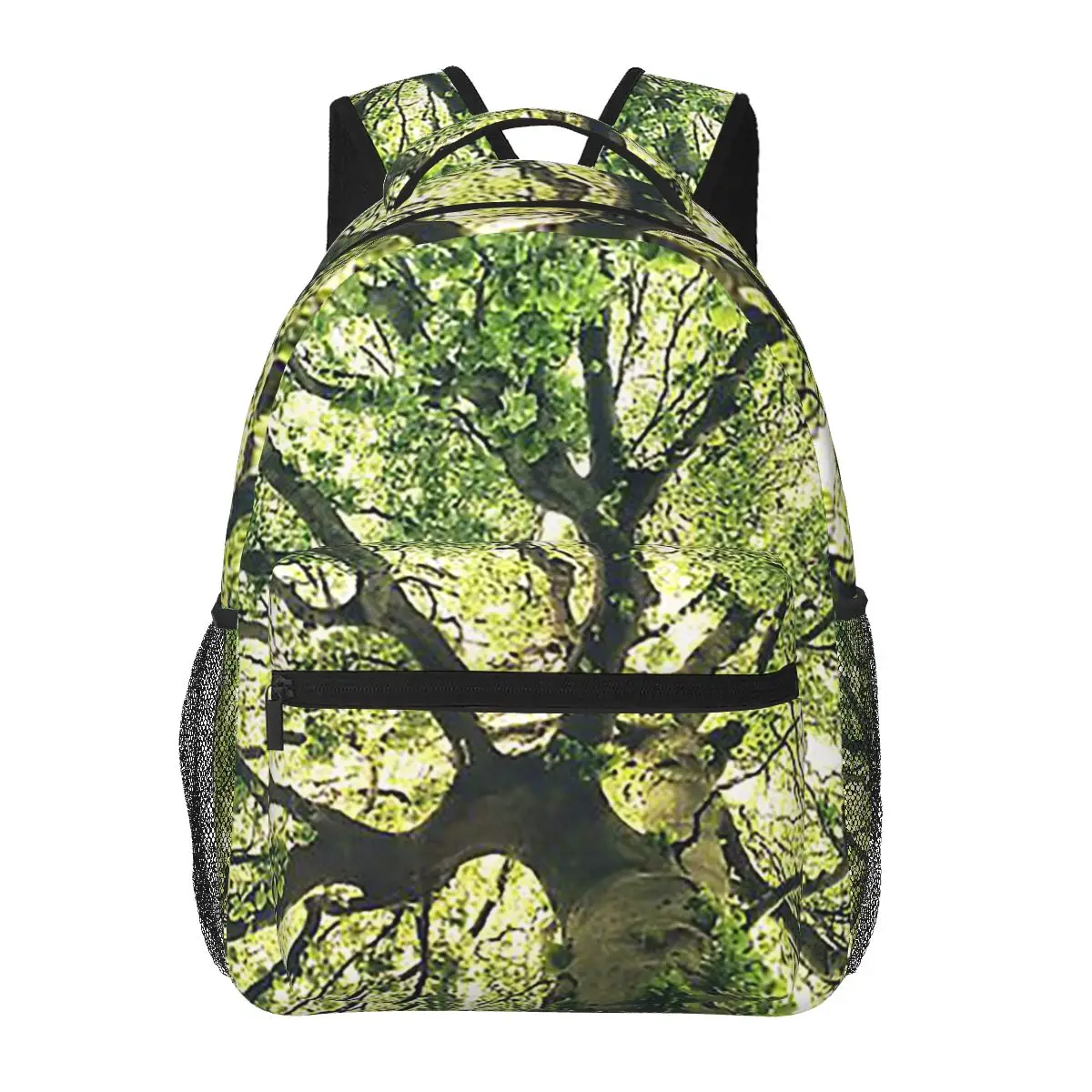 

Magic Green Tree Backpacks Boys Girls Bookbag Students School Bags Cartoon Travel Rucksack Shoulder Bag Large Capacity