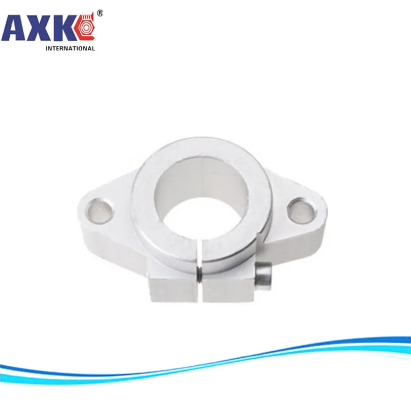 AXK 4p SHF8 SHF10 SHF12 SHF16 bearing shaft support for 8mm 10mm 12mm 16mm rod round shaft support diy XYZ Table CNC  3D Printer