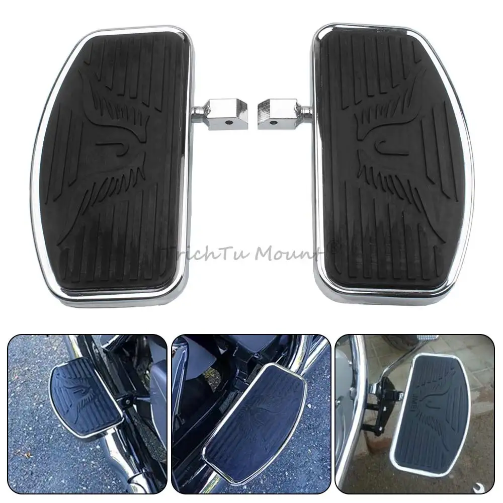 Left Right Side Rider Floorboards For Honda Vt125C/Vt600/750 Shadow Vlx/Spirit/Black Widow Nv400/600 Steed(Vlx) Magna 1993-2003