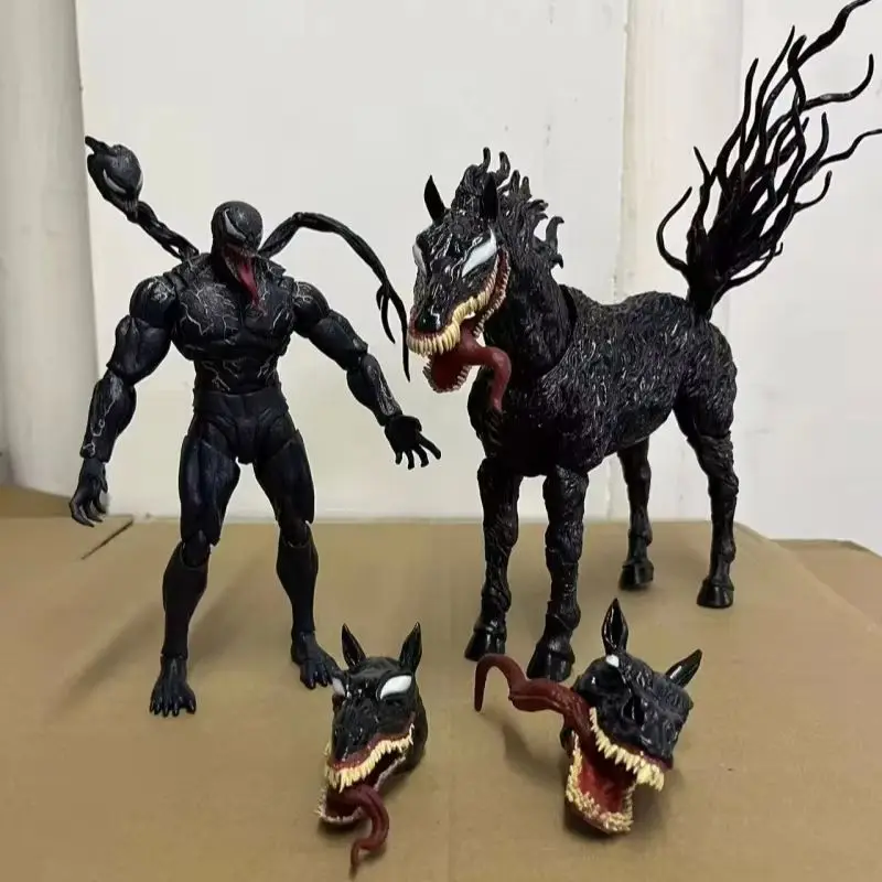 Dance Venom 3- Ostatnie figurki akcji Shf Venom War Horse Body Horse Peace Elite Figurka Ozdoba Model Lalka Zabawki Prezenty świąteczne Dla Dzieci