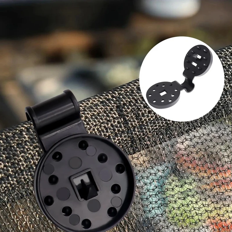 Clips en Plastique pour Auvent d'Ombre d'Extérieur, réinitialisation Réseau pour Bâtiments de Jardin, Clôture, Filet, Fixation, Camping, 200 Pièces, AwO2