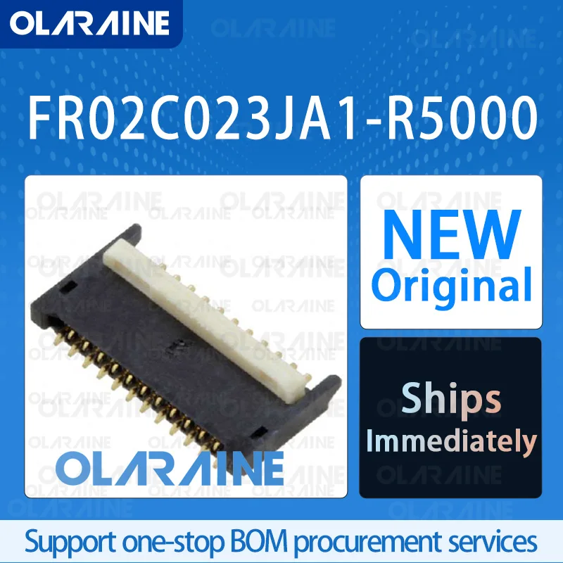 

20/50/100Pcs FR02C023JA1-R5000 100% brand new and original IC chip FFC & FPC connectors 23 Position 250 mA