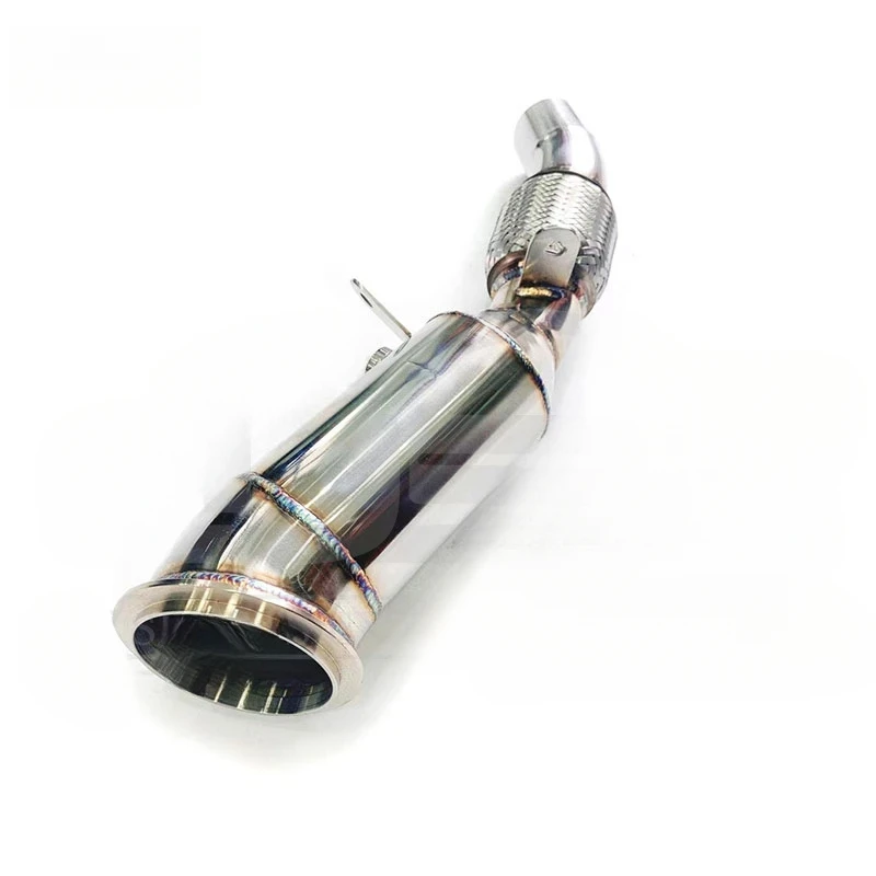 For BMW 2011-2018  F10 F18 G38 2.5 3.0 2.0T High Flow Through/With ternary Exhaust Downpipe Exhaust System