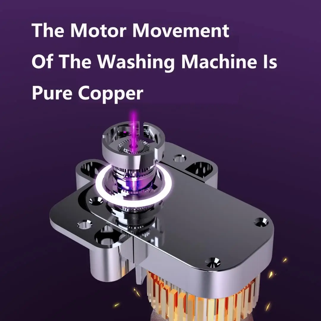 غسالة محمولة صغيرة قابلة للطي للشقة، الغسيل، التخييم، RV، السفر، الملابس الداخلية، الجوارب، ملابس الأطفال