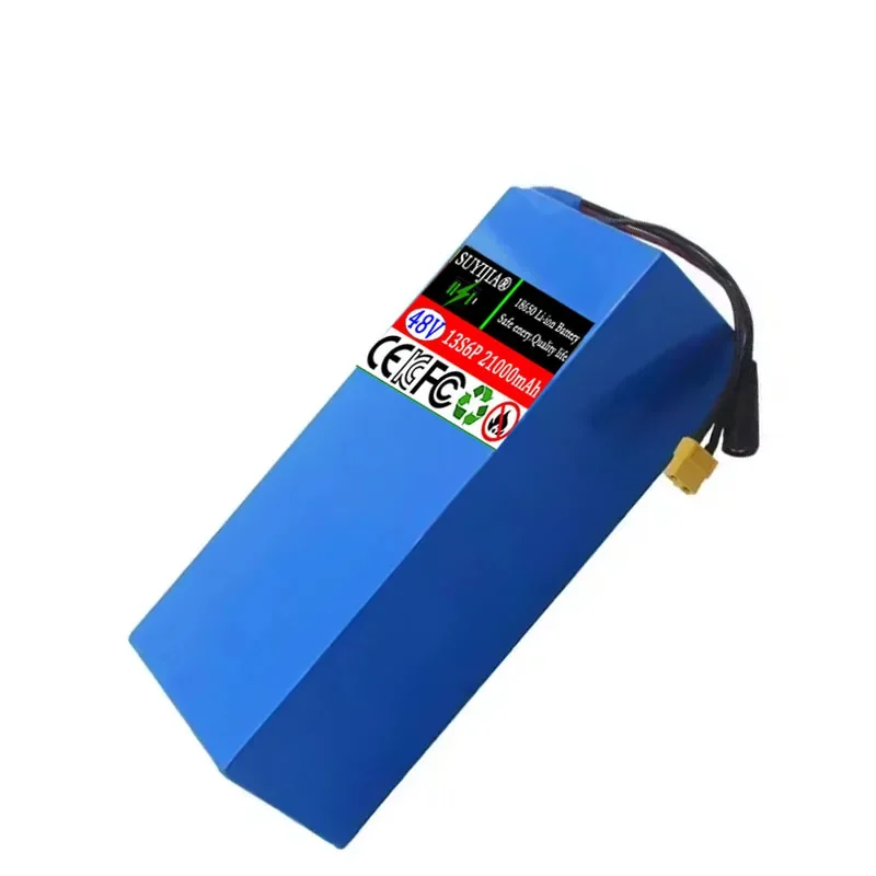 48V 21000mAh 13S6P Li-ion Battery Pack 2000W Citycoco Motorized Scooter Battery Built in 50A BMS+54.6V 2A Charger