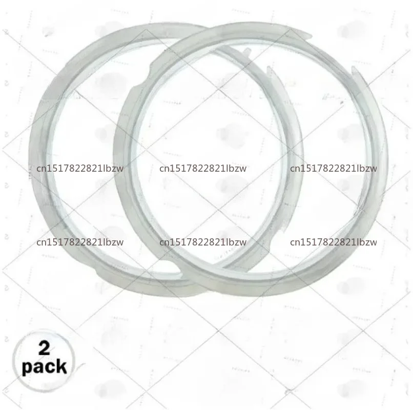 2 Pack 3 Quart / 3qt Genuine Pressure Cooker Replacement Food-safe Silicone Sealing Ring for Instant Pot Duo Mini