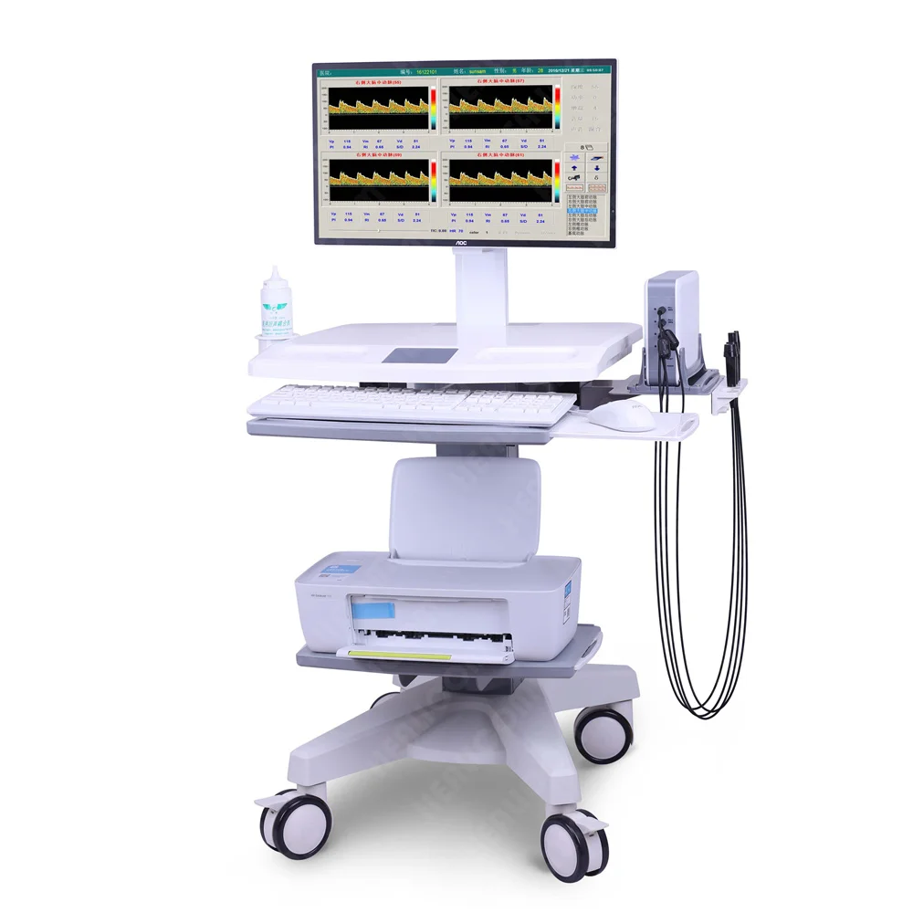 Deluxe Dual Transcranial Doppler System TCD Diagnostic Brain Doppler/ Ultrasound Transcranial Doppler System