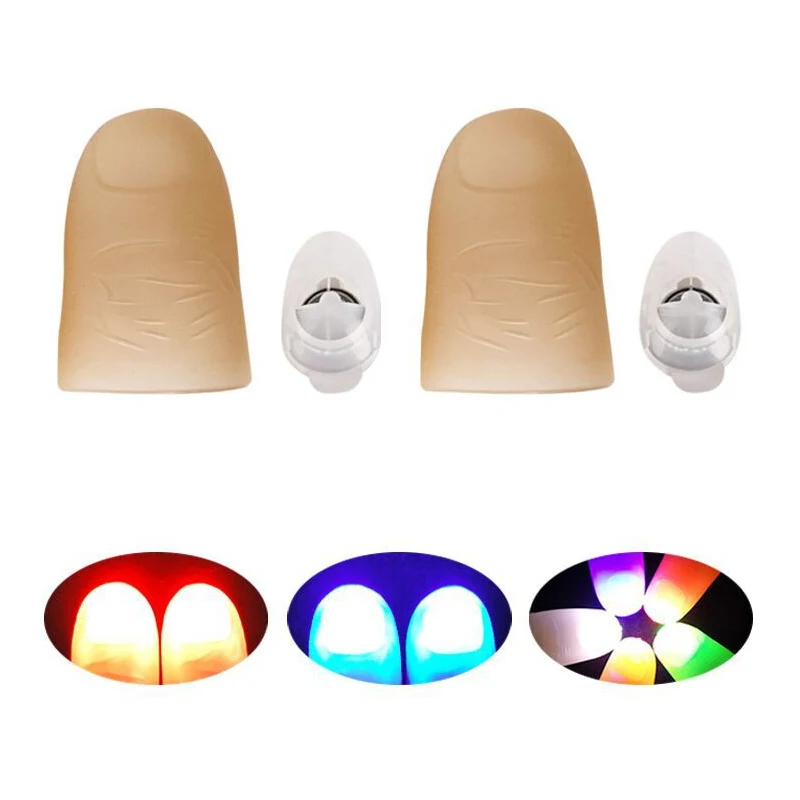 Creative Light Energy Dancing Magic Finger Light Prop Outdoor Portable EDC Mock Toy Prop
