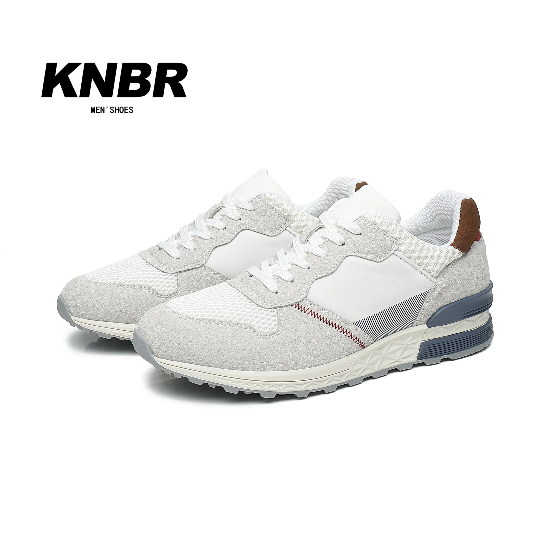 KNBR Scarpe da ginnastica casual 2024 Scarpe da ginnastica da uomo Scarpe comode in pelle per passeggiate Escursionismo Jogging Sport Scarpe da ginnastica da uomo Scarpe da uomo