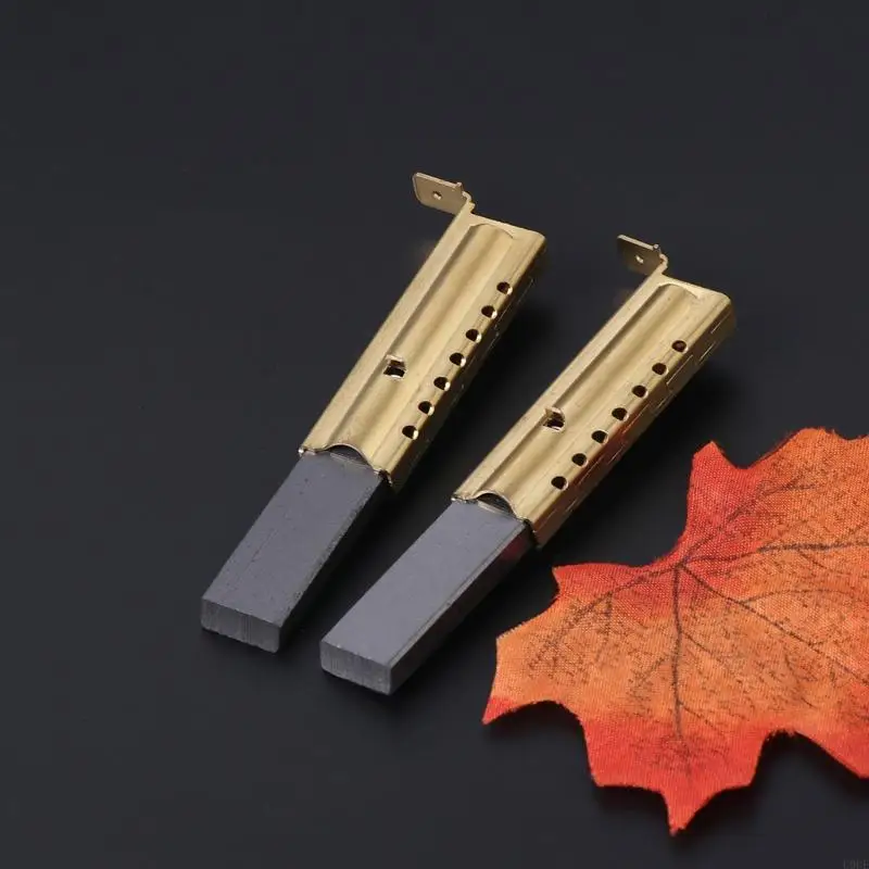 U0DE 1 par cepillos inserción carbono para Motor lavadora útiles L94MF7 para