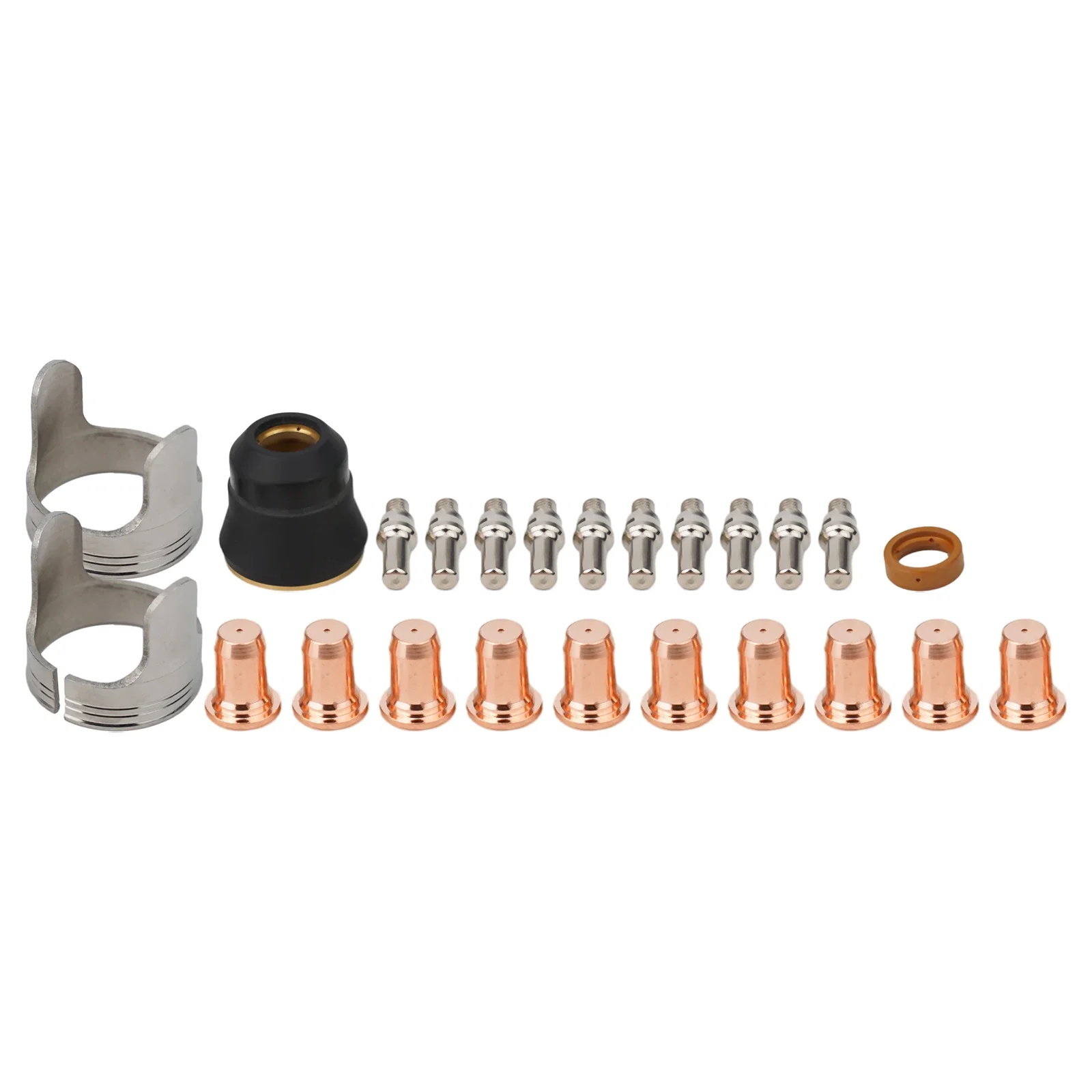 Welding Torch Plasma Electrodes Cutting Nozzles 1.0mm 51313 Nozzle 52582 Electrode Copper Hafnium New Practical