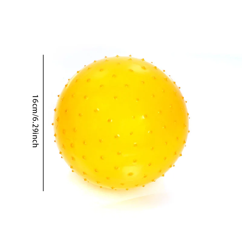 3/6 قطعة 16 سنتيمتر ألعاب ممتعة للأطفال كرة قابلة للنفخ لعبة مطاطية طفل الكرتون شوكة بالون كبير التنموية الأطفال تدليك اللعب كرات #6