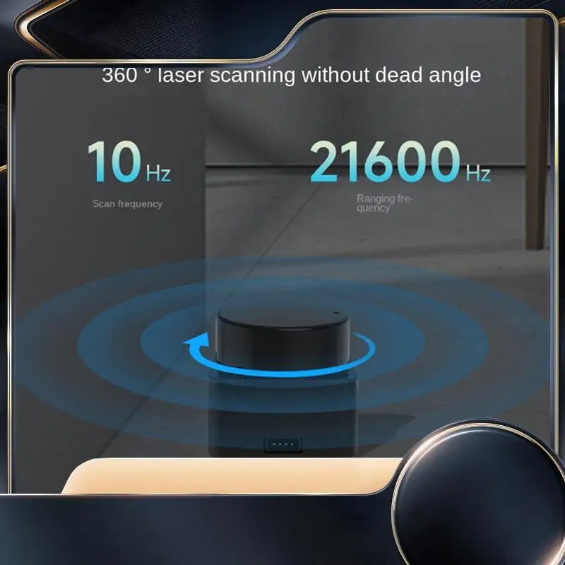 

1Set DTOF Lidar Sensor Time-Of-Flight Ranging UART Serial Port 360° Omni-Directional ABS-N34R