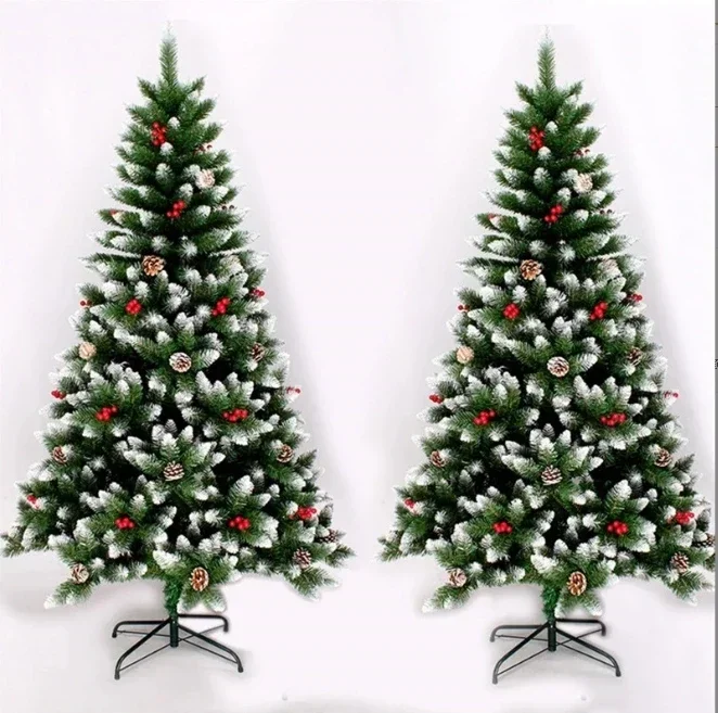 Christmas 1pcs Trees 120/150/180cm Christmas Tree Decoration Set Living Room Home Decor New Year Party 2025