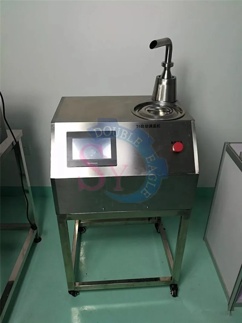 Wholesale price commercial 6KG automatic Chocolate Tempering Machine/Chocolate Pouring Machine