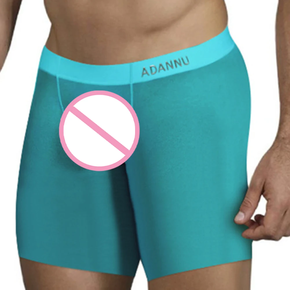 

Sleep Bottoms Daily Knickers Men's Sexy Breathable Underpants Gay Sissy Bulge Pouch Underwear Comfort Ultra-Thin Boxers Briefs