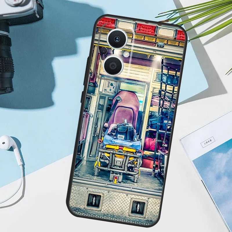 غطاء إسعاف EMS EMT للمسعف لهاتف OPPO Reno 14 F 12 11 10 13 Pro 11F 12F 13F 7 8 Lite OPPO Find X8 X6 X5 X9 Pro #5