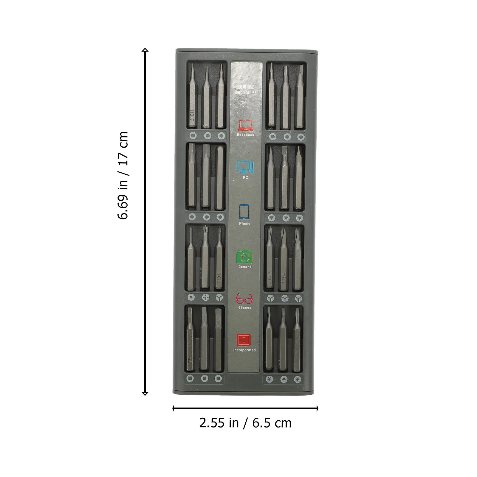 1Set Screwdriver Set Lightweight Portable Repair Tools for Mobile Devices Pc Watch Organized Storage Box Multi-Function