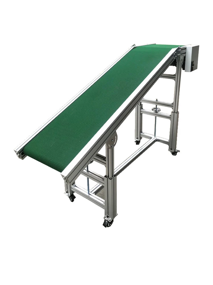 Parallel Conveyor Line Double Speed Chain PVC Belt Line Conveyor Belt Injection Molding Lifting Climbing