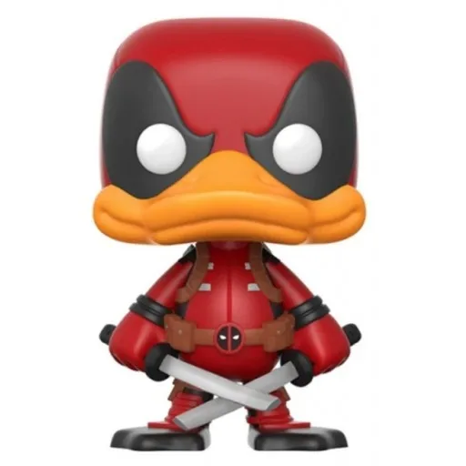 Duck Deadpool 10cm X-MAN Cute Vinyle Figure Model Dolls Toys